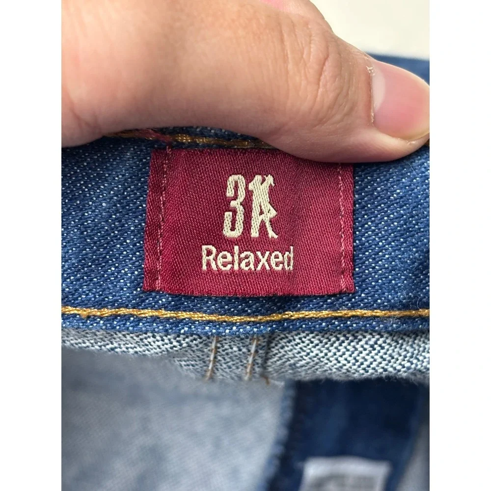 Wrangler Men Jeans 31MWZDN Dark Wash Relaxed Fit Cotton‎ 44x34